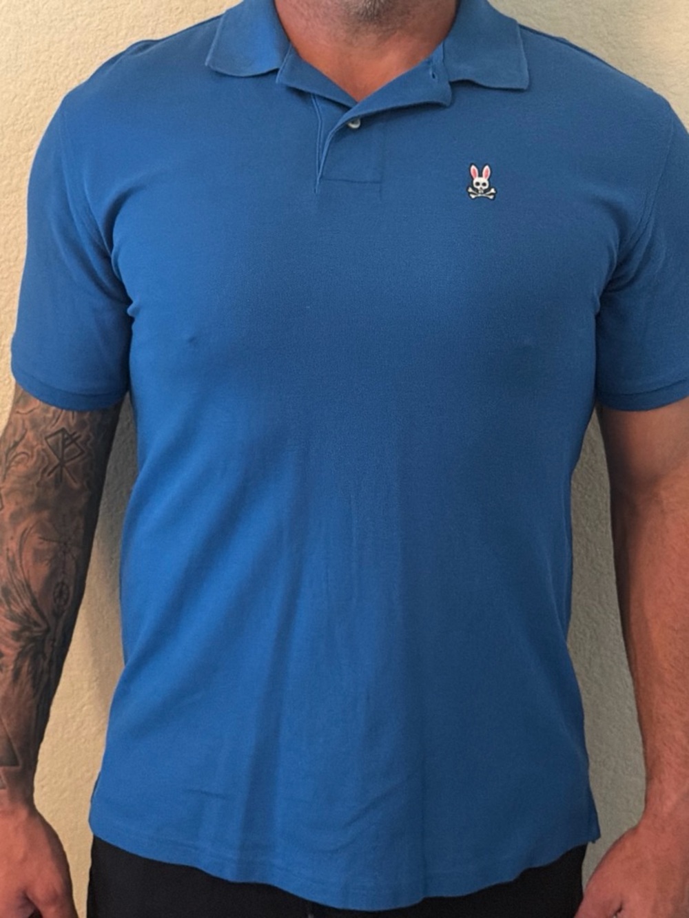 Psycho Bunny Royal Blue Short Sleeve Polo